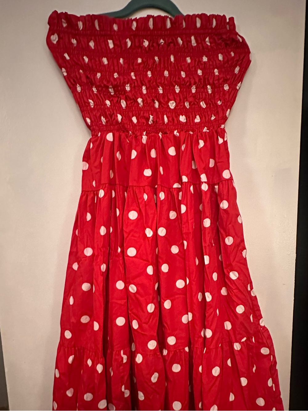 En Saison Red Polka Dot Dress